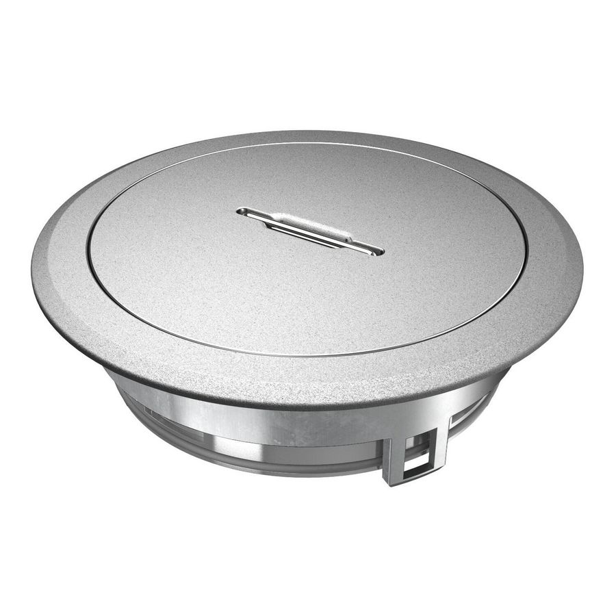 Tubusdeksel met beugel zink verchromt