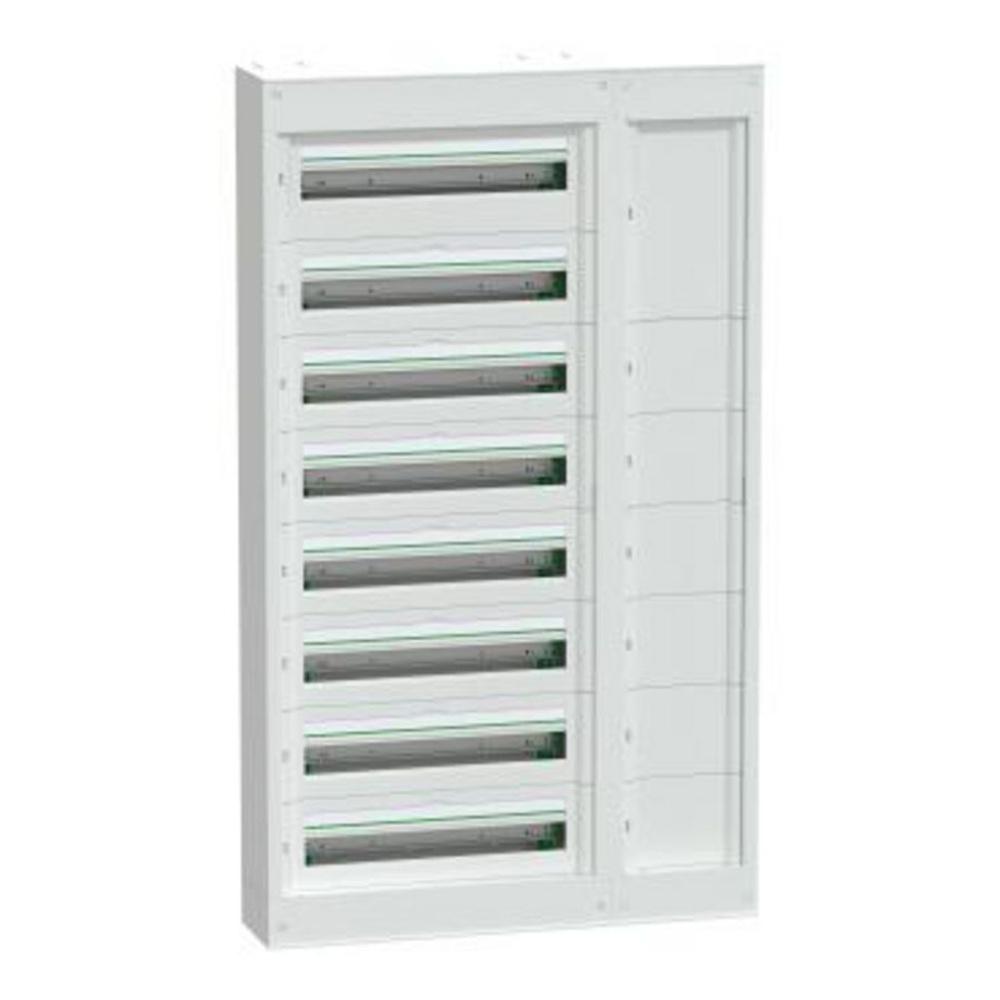 Opbouwkast 8 rijen 24 modules plus Duct PrismaSet S