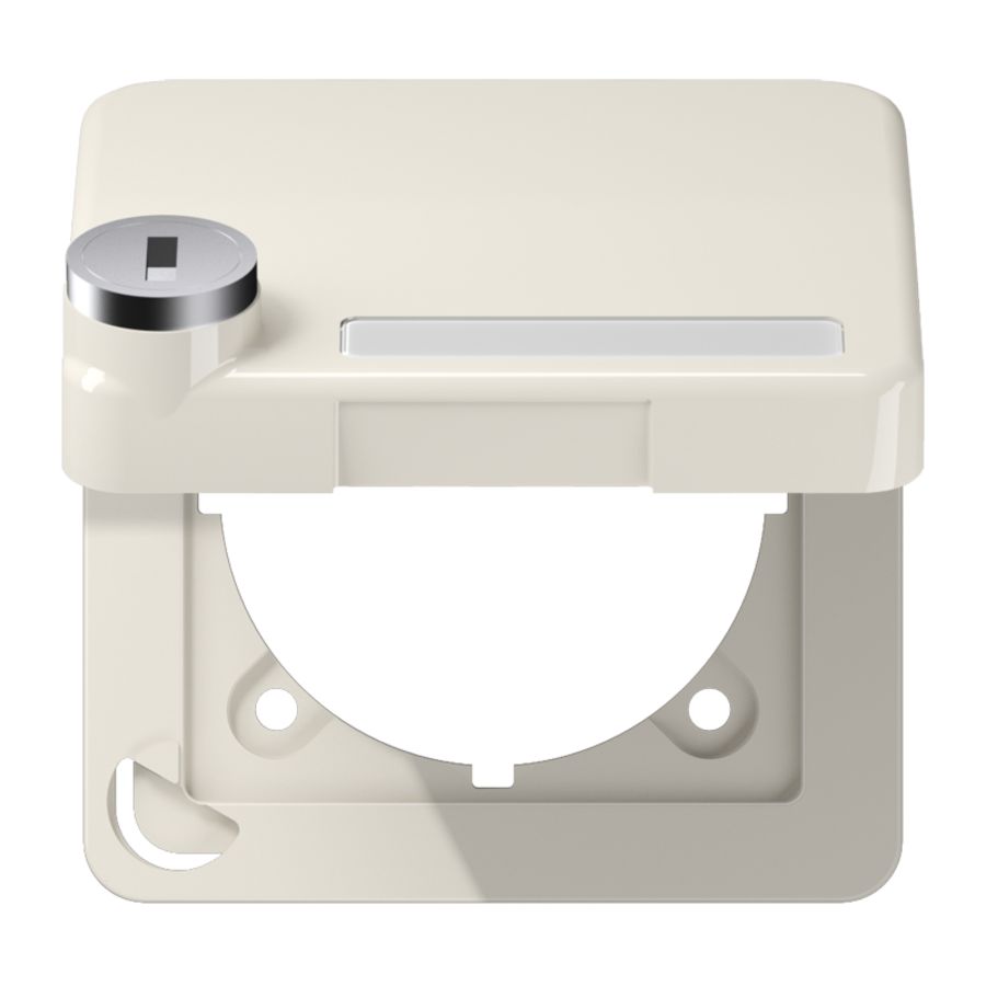 Klapdeksel CD500 wit met slot