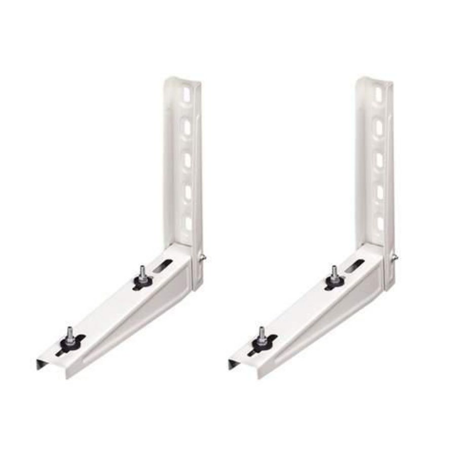Set a 2 st. wandbeugel MS117 wit 465x375mm incl. bevestigingsmateriaal