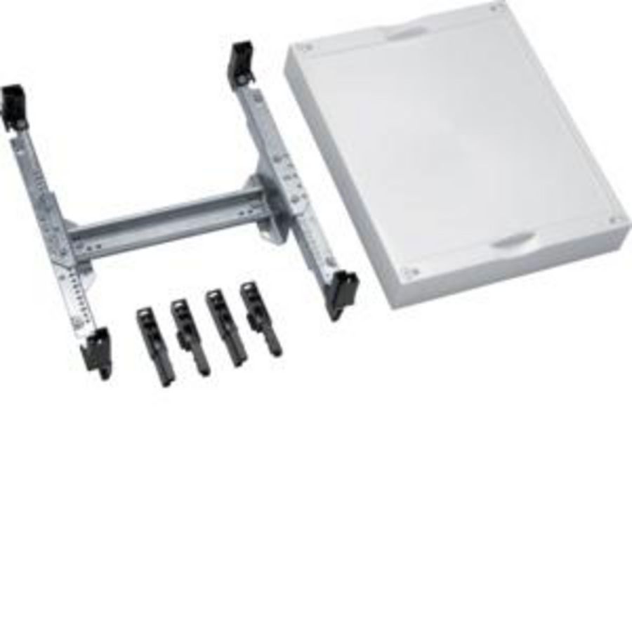 Gesloten DIN-railunit 1 DIN-rail verdiept 300x250mm
