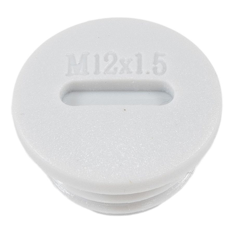 Blindstop M12x1,5 licht grijs