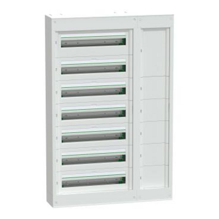 Opbouwkast 7 rijen 24 modules plus Duct PrismaSet S