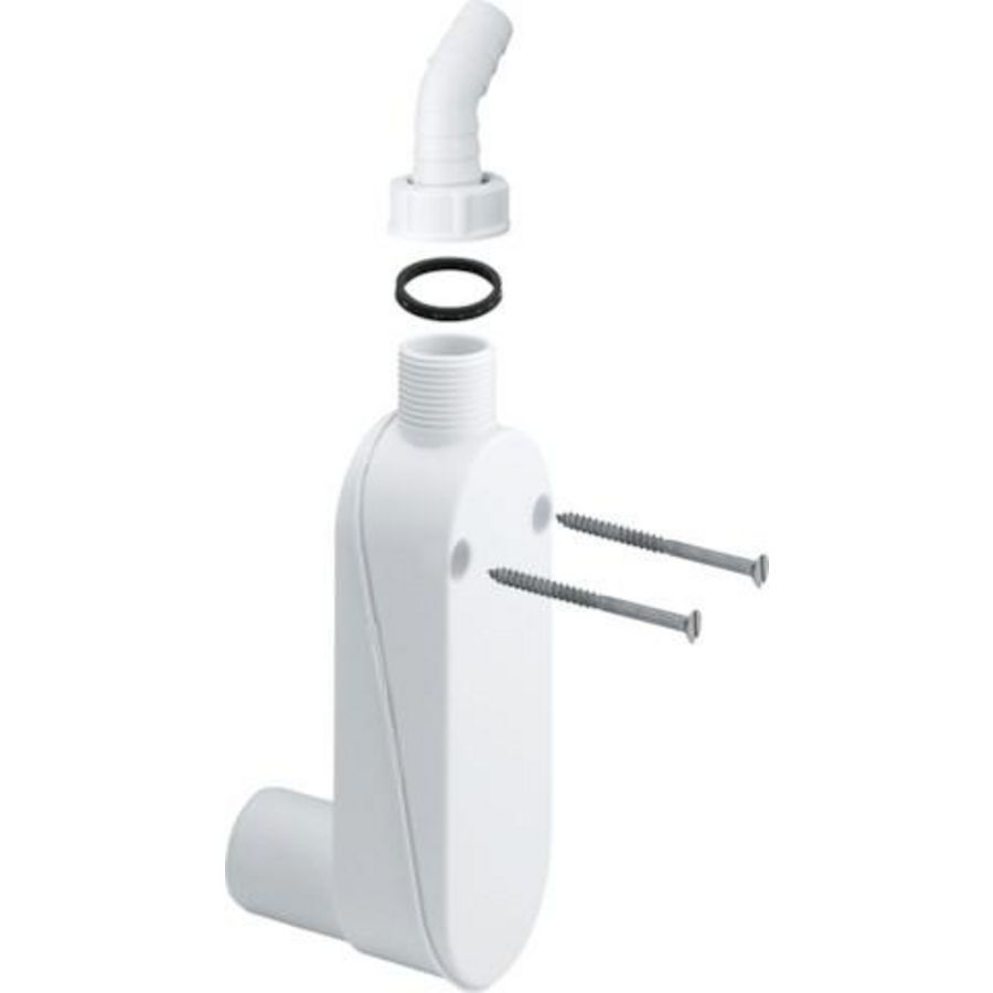 Sifon 40 kunststof/wit