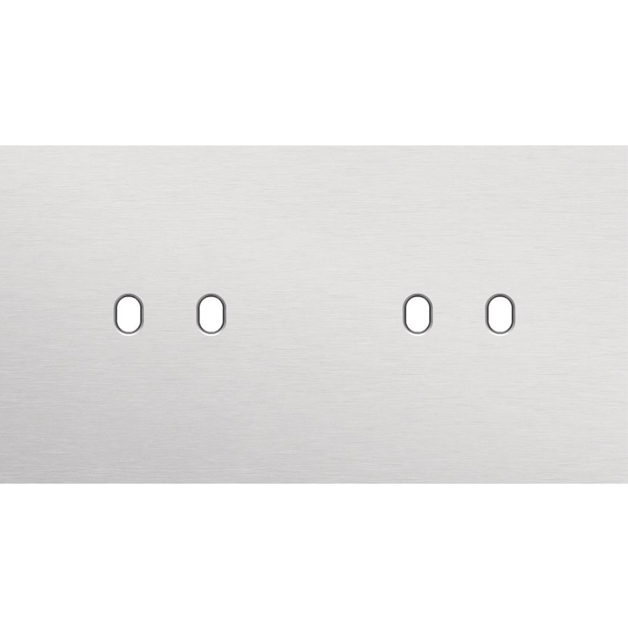 Tweevoudige afdekplaat, horizontaal 71 mm centerafstand