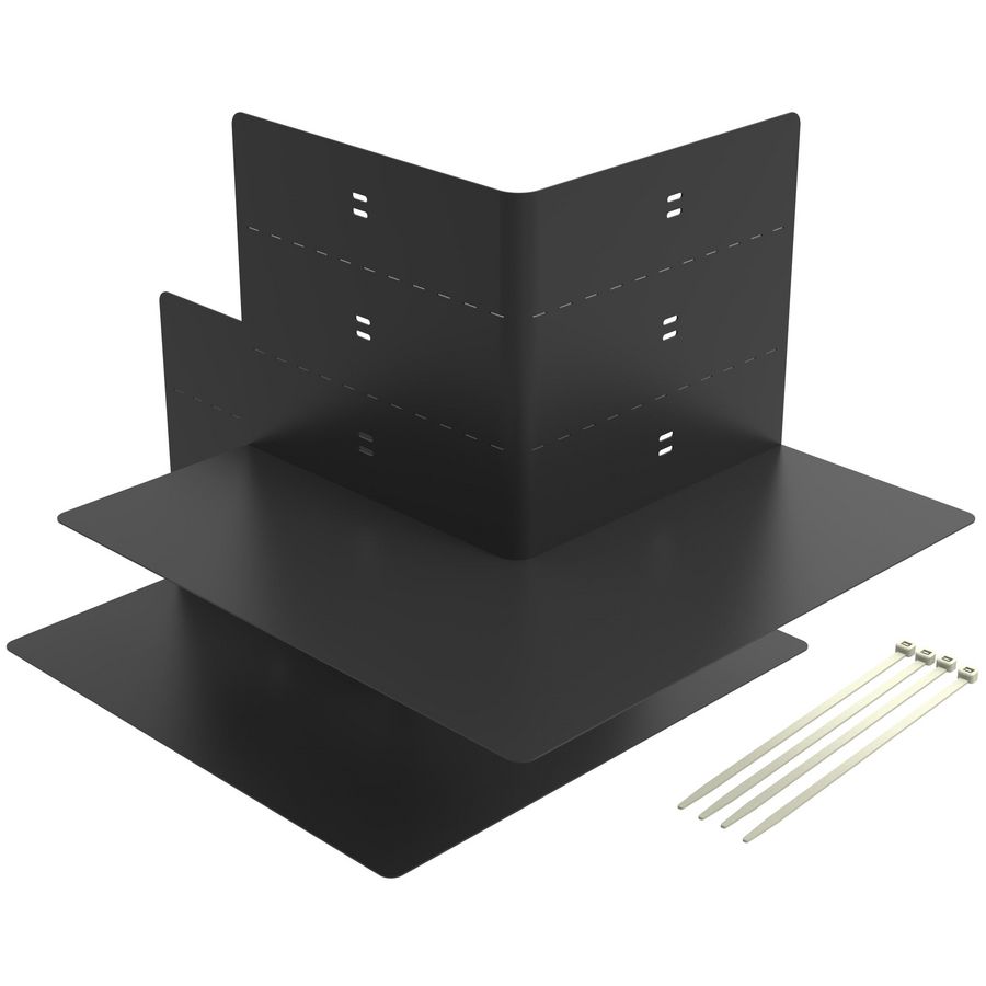 Aftakstuk pvc zwart EZT90RS Cablofil