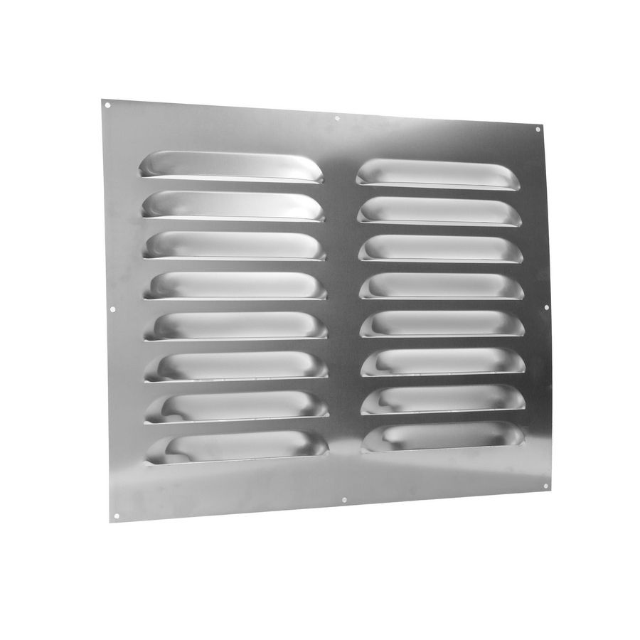 ALU schoepenrooster vlak model 500x400mm
