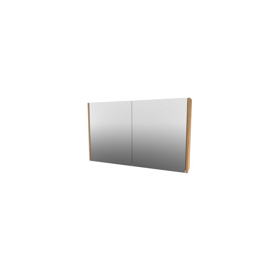 Spiegelkast Xcellent 2 deuren 1000X140X600 Urban oak