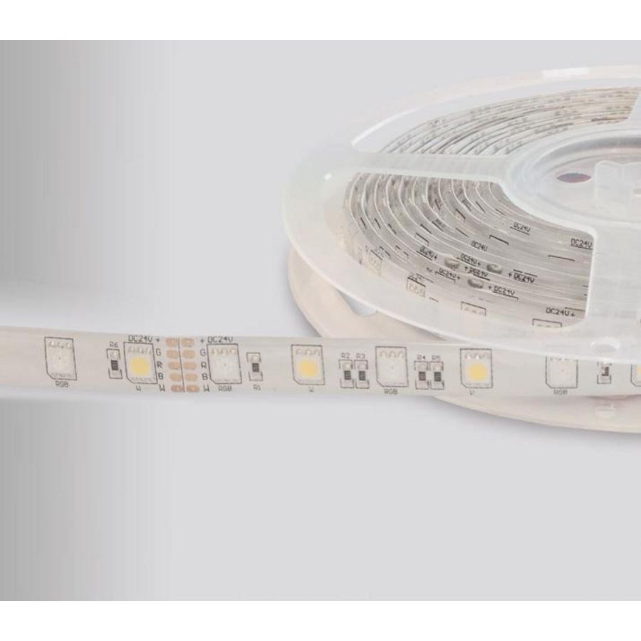 LED strip SILVER IP62 24Vdc RGB-WW (3000K) 46180105