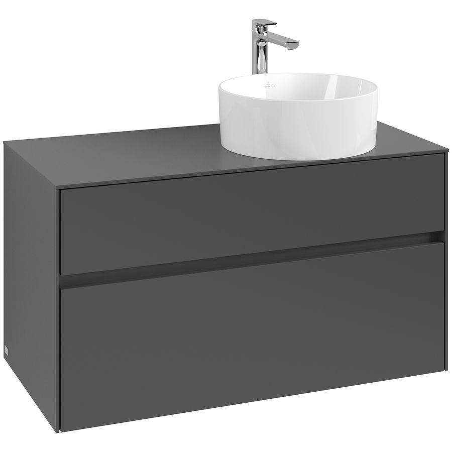Wastafelonderkast Collaro 1000x548x500mm Graphite C040B0VR