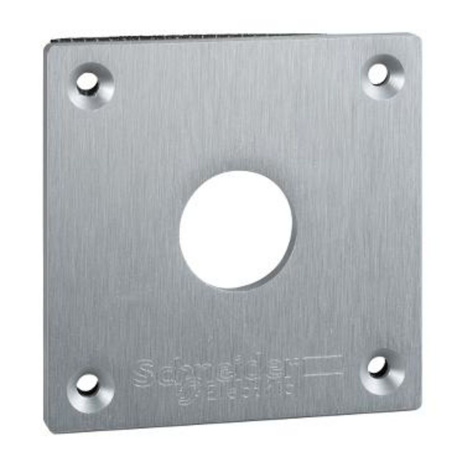 Frontplaat drukknopkast Metaal 1 opening Harmony XAP-E