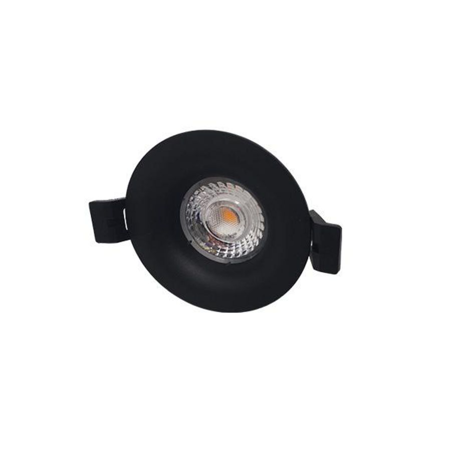 Spot camini 8W Ø82mm CTA zwart dimbaar ex. driver