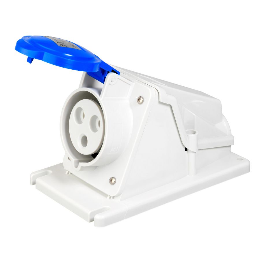 CEE WCD 2P+A 32A 200/250V 50/60HZ-BLAUW-6H -