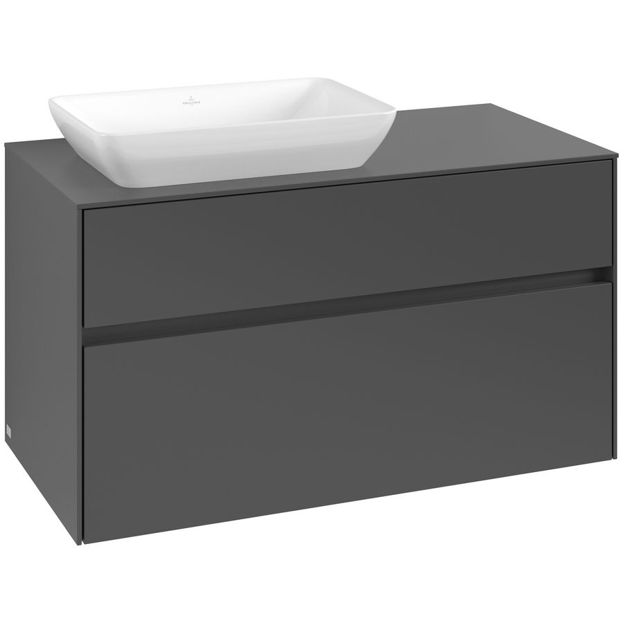 Wastafelonderkast Collaro 1000x548x500mm Graphite C11000VR