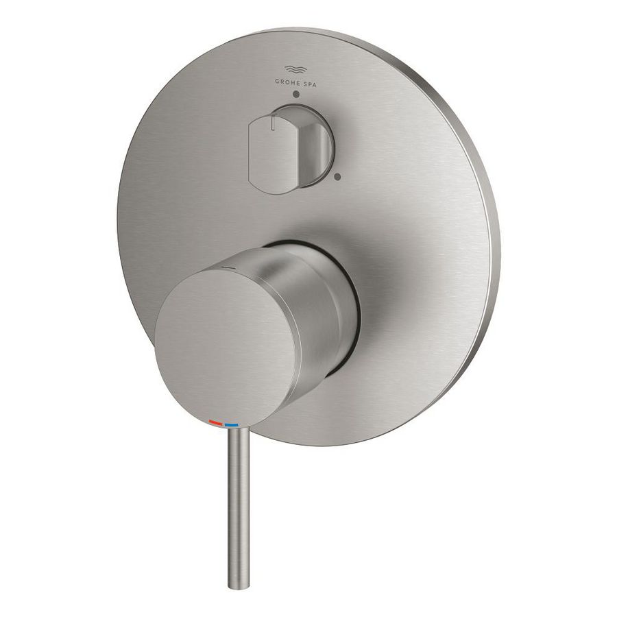 Afbouwdeel Atrio new 3-weg 24356DC0 supersteel (rvs look) (Spa colors coll.)