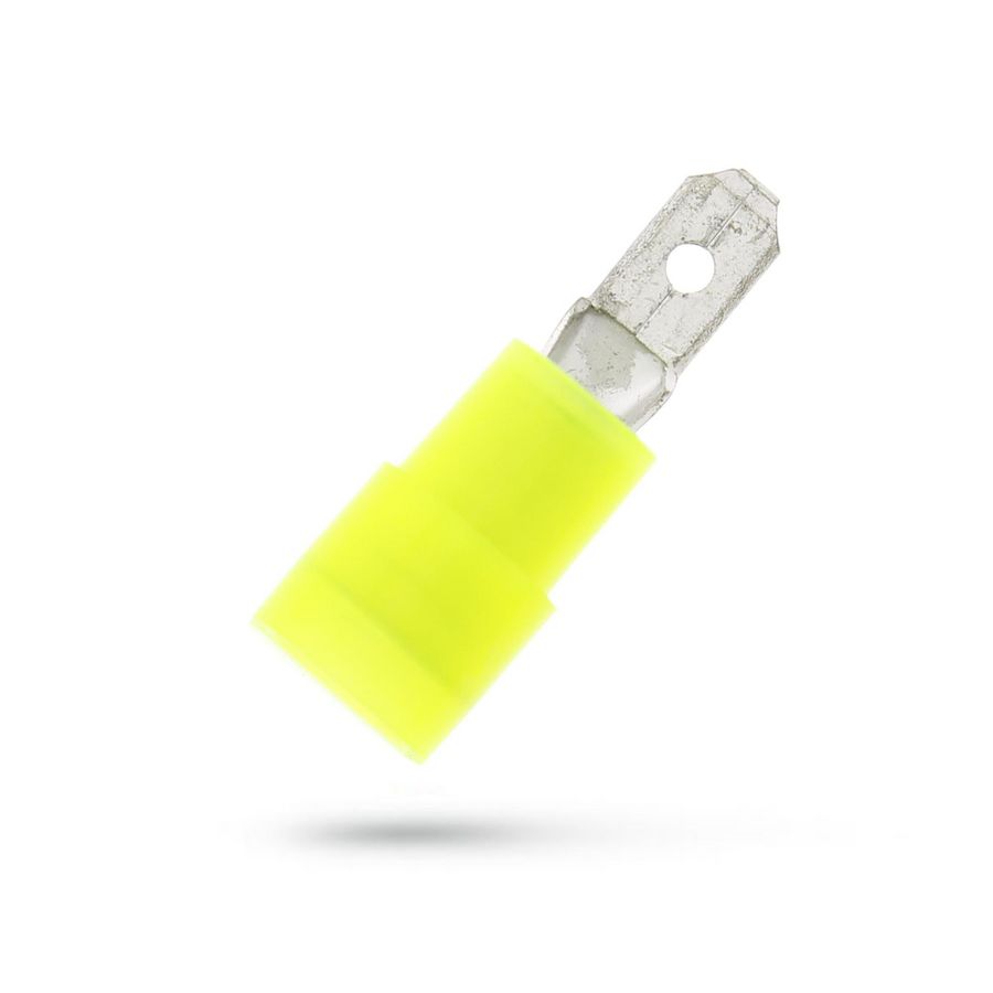 Kist a 100st. geisoleerde vlaksteker 4,8x0,8mm 4,0-6,0mm² Nylon