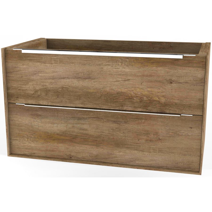 Wastafelonderkast CASSINO 100cm 2x la wit hoogglans