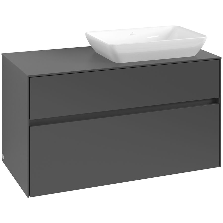 Wastafelonderkast Collaro 1000x548x500mm Graphite C11100VR