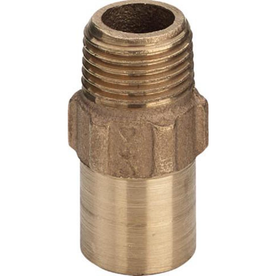Dubbele Nippel 22x3/4 brons/blank VVE=10