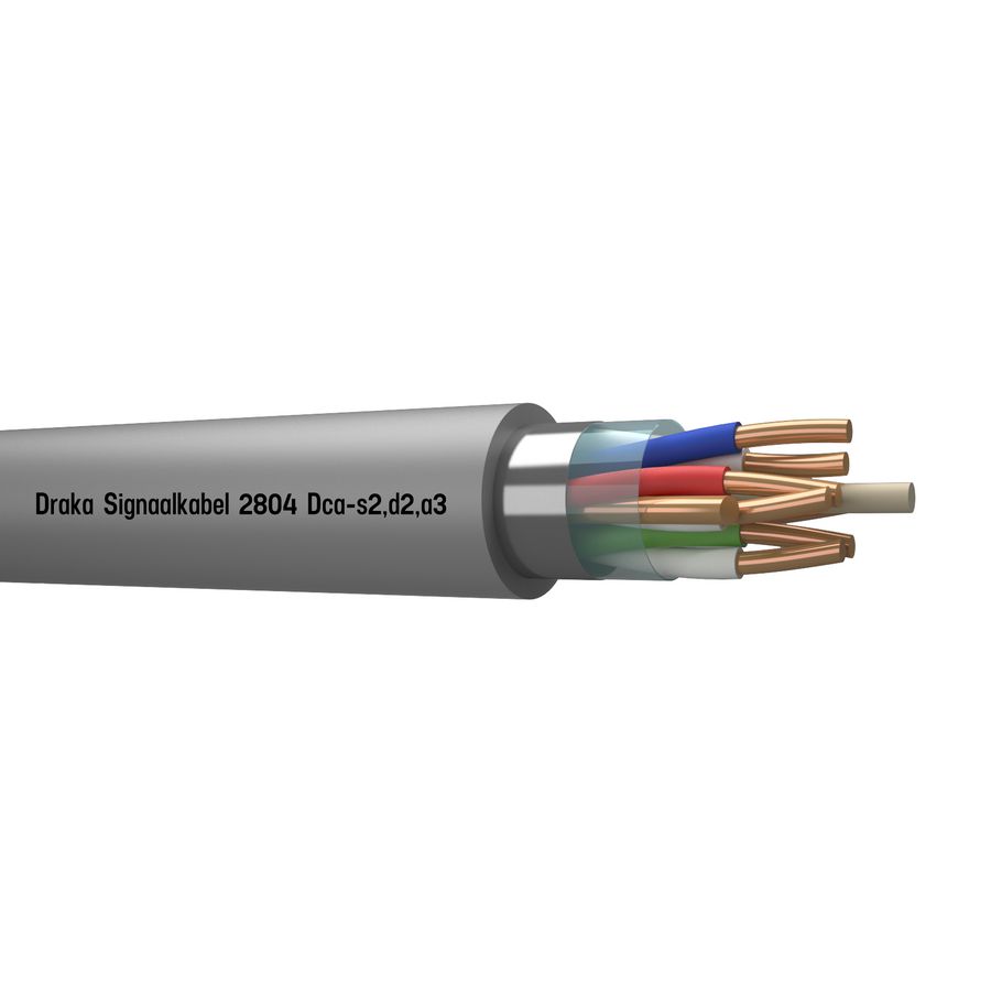 Haspel a 1000m. signaal kabel afg Dca gy# 4x2x0,8mm 2804