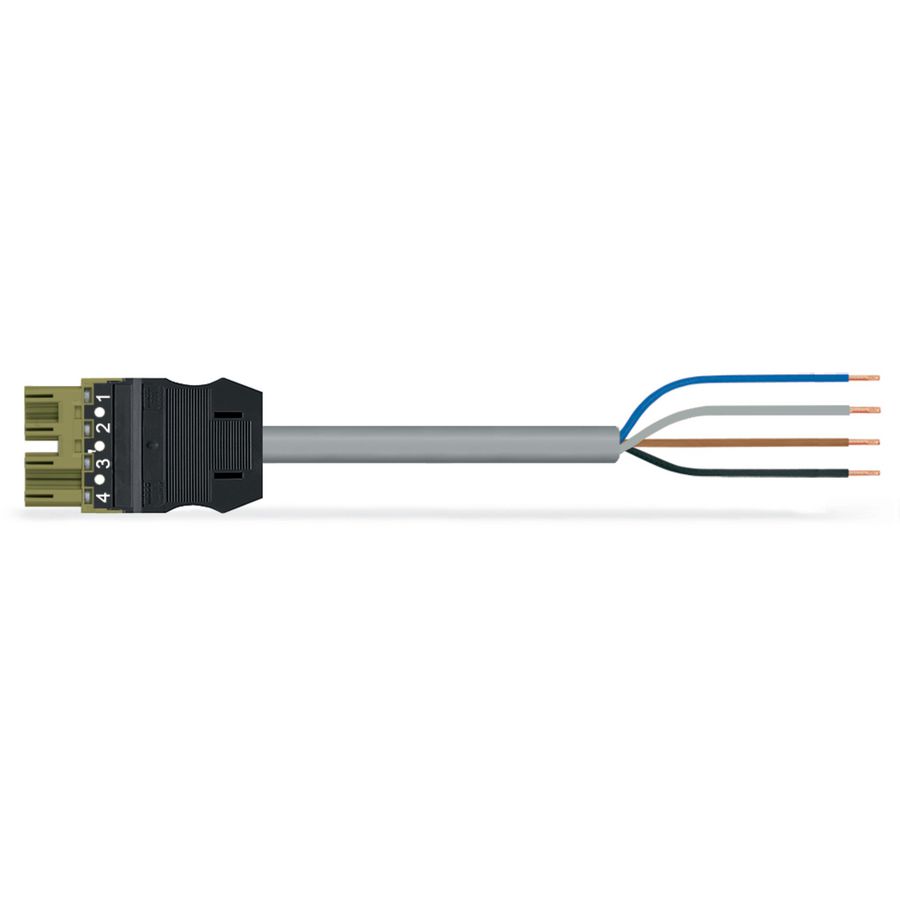 Geconf.aansluitkabel Eca Steker/open einde 771-9994/205-105