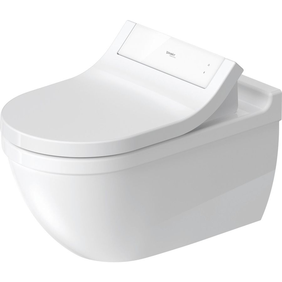 STARCK 3 #222659 wandcloset 620mm diepspoel 222659 wit +Durafix tbv douche wc-zitting Sensowash (excl. zitting)