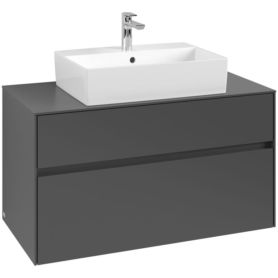 Wastafelonderkast Collaro 1000x548x500mm Graphite C12500VR