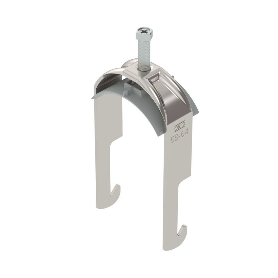 Beugelklem 58-64mm RVS A2 1.4301 Blank 1187856 VVE=50