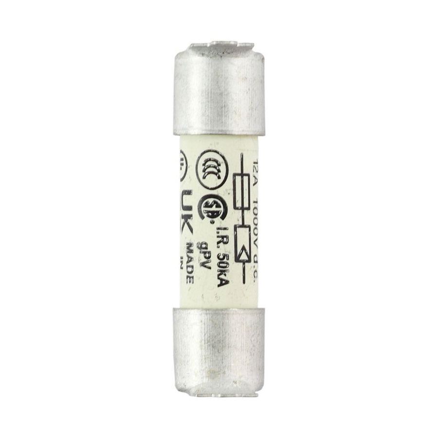 Zekering hoge snelheid 12A DC 1000V 50kA 60269-6 A 1 VVE=10