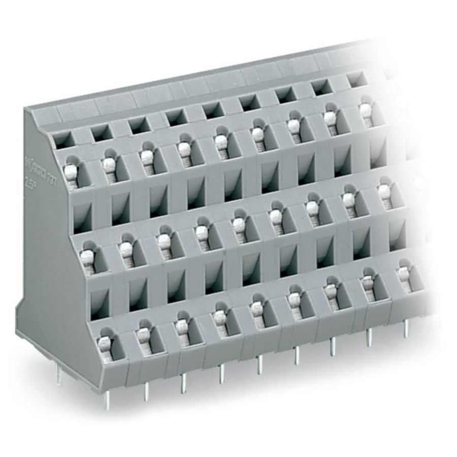 3-etage printklem 2,5mm² raster 7,5mm grijs 737-552 VVE=76