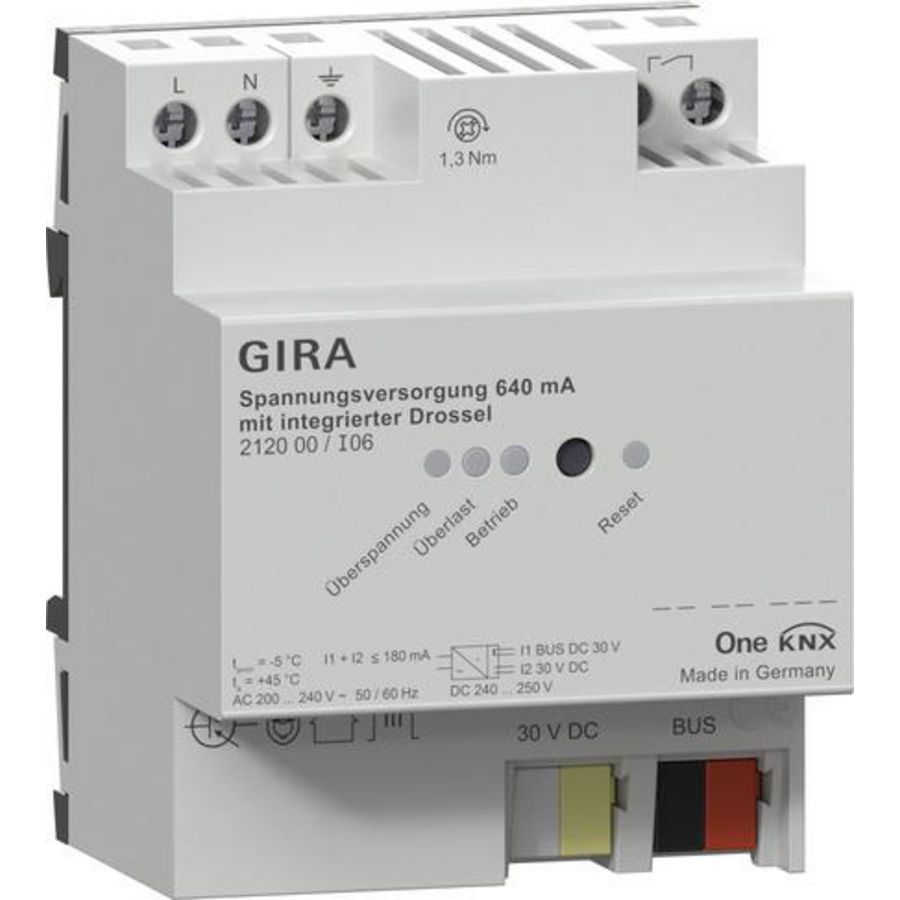 Voeding 160 mA spoel KNX DIN-rail