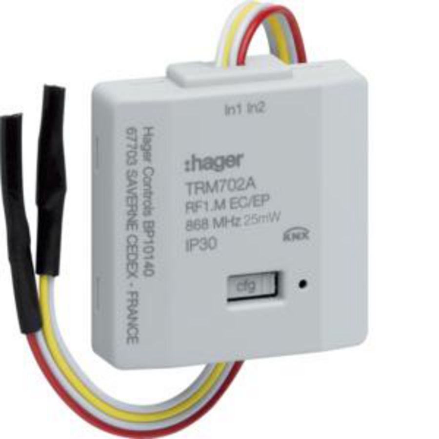 Inbouwmodule KNX-RF batterij 2-voudig in