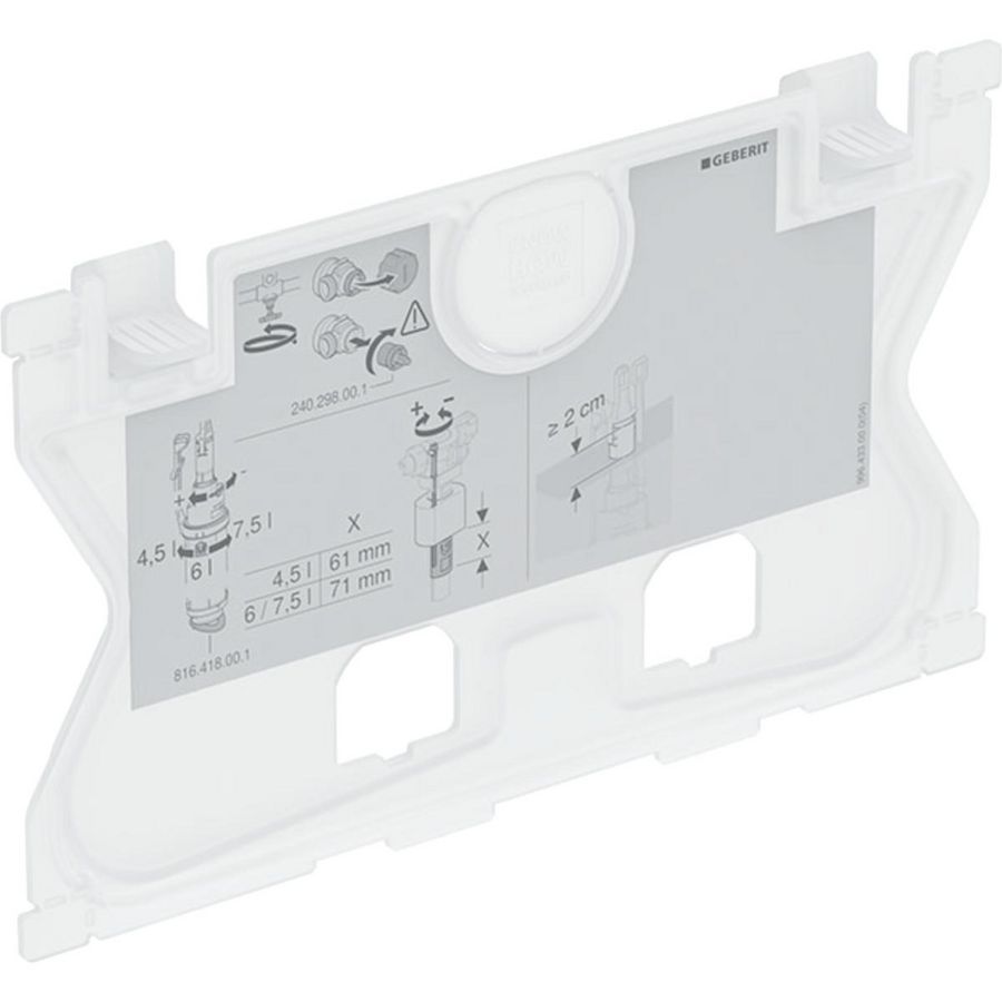 Beschermplaat tbv UP320