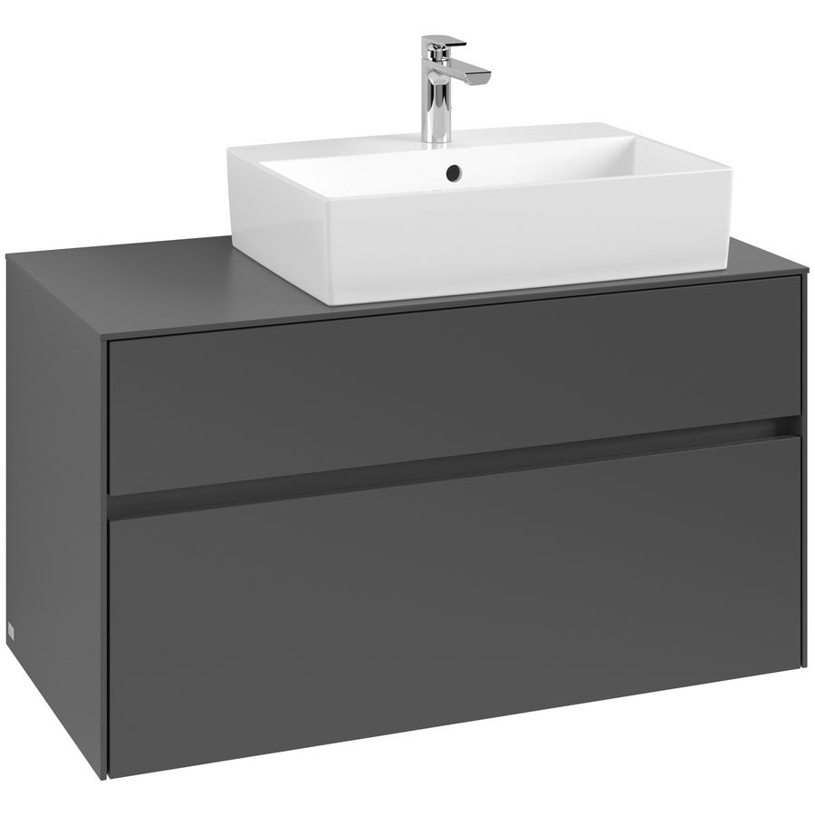 Wastafelonderkast Collaro 1000x548x500mm Graphite C127B0VR