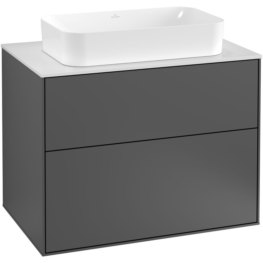 Wastafelonderkast Finion 800x603x501mm Antr. Matt Lacquer F22100GK