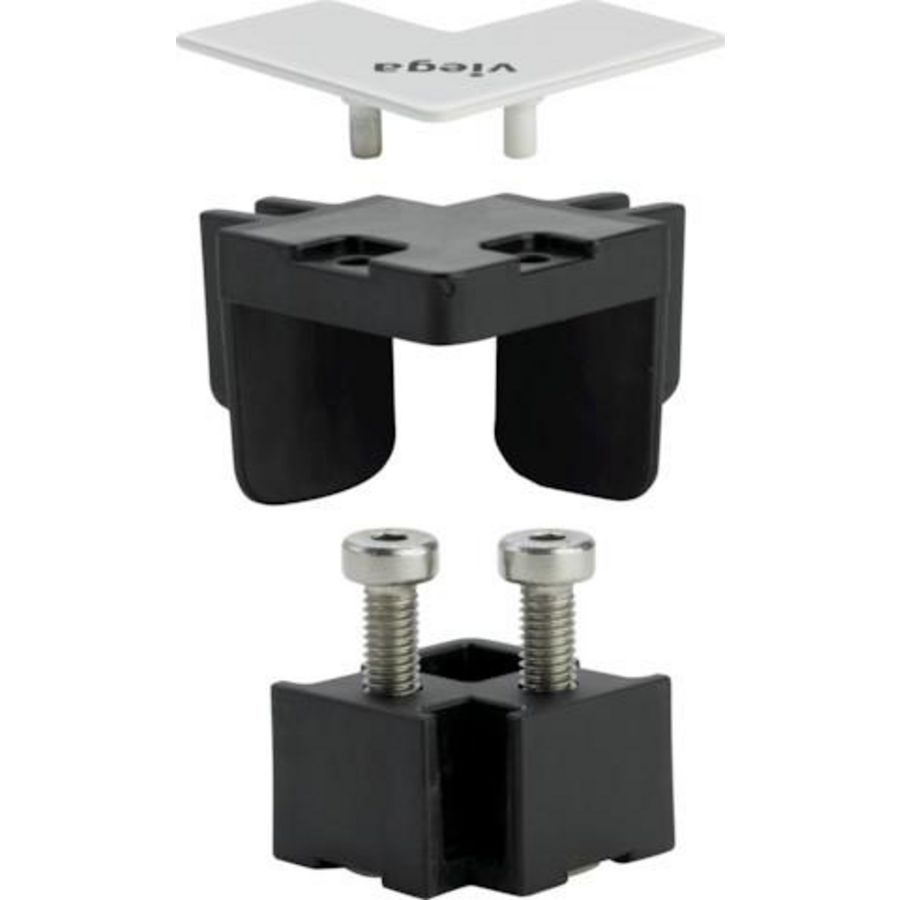 Afmontageset RVS/wit