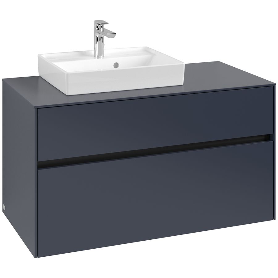 Wastafelonderkast Collaro 1000x548x500mm Marine Blue C01400VQ