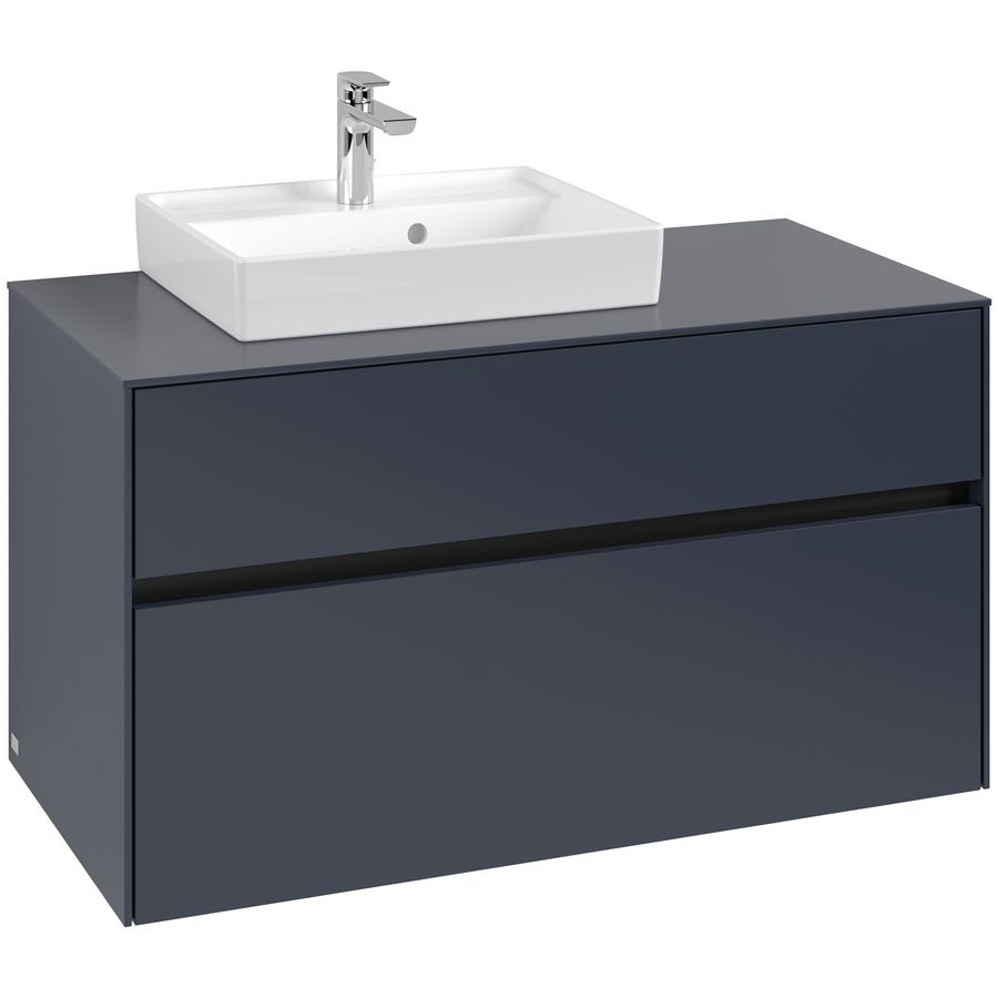 Wastafelonderkast Collaro 1000x548x500mm Marine Blue C014B0VQ