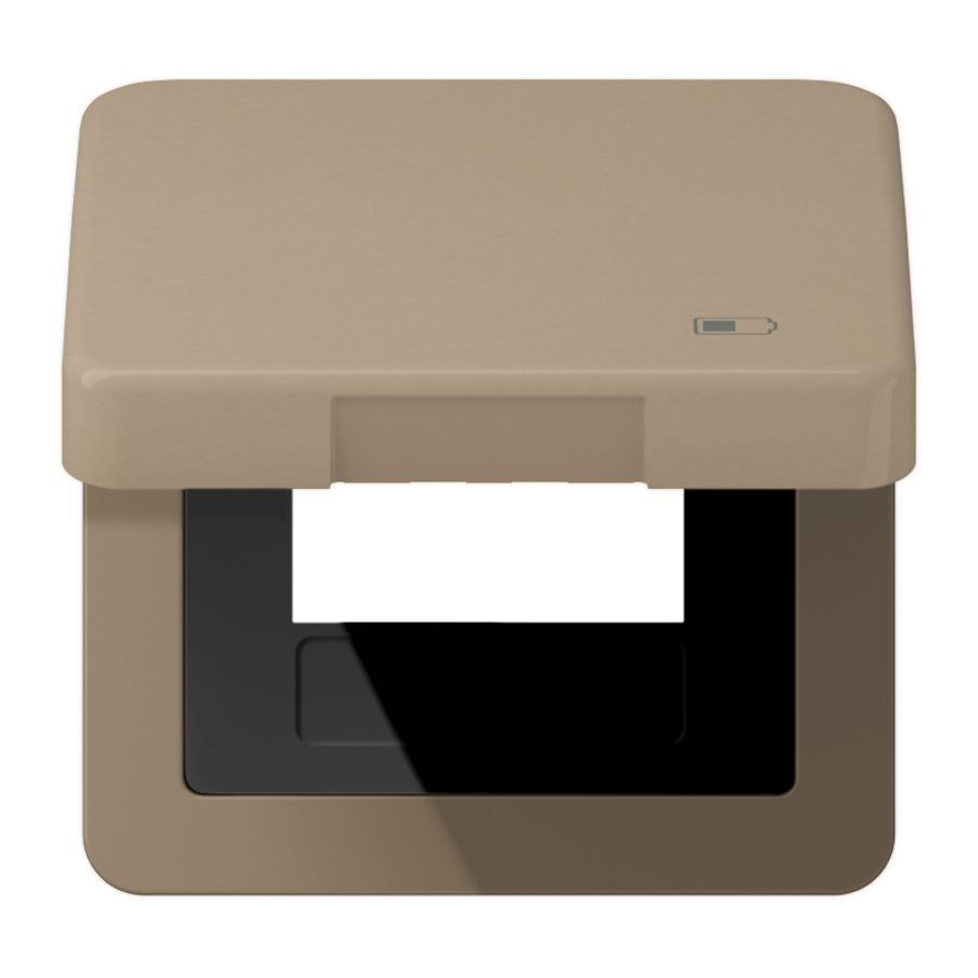 Klapdeksel CD500 goudbr.m.symbool Lader