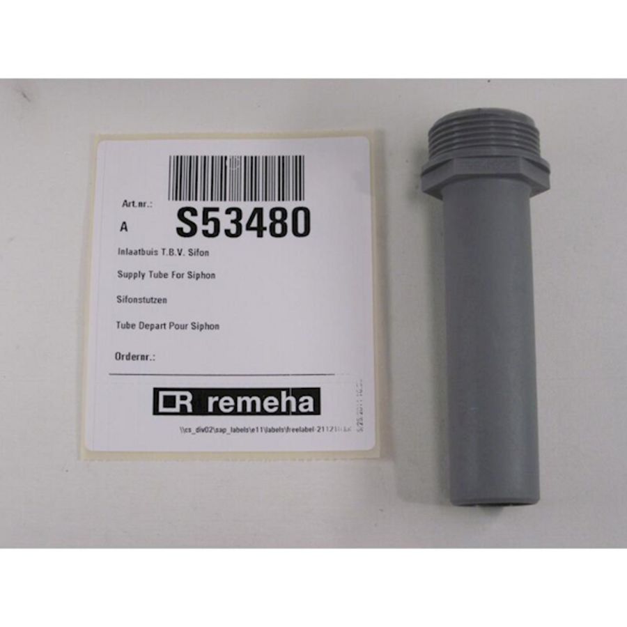 Inlaatbuis tbv sifon Quinta25/30/28/35 S53480