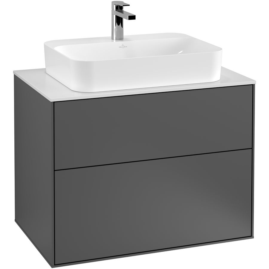 Wastafelonderkast Finion 800x603x501mm Antr. Matt Lacquer G34100GK