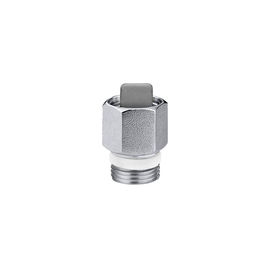 Afsluitklep tbv. minical/valcal 3/8"bt. chroom