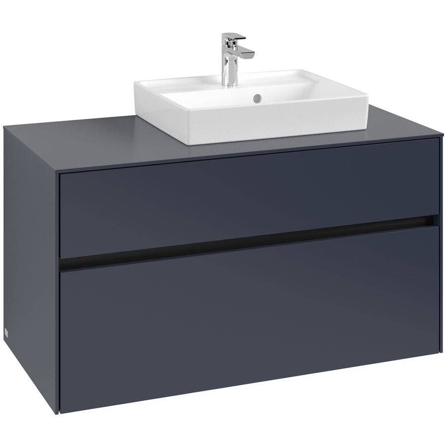 Wastafelonderkast Collaro 1000x548x500mm Marine Blue C015B0VQ