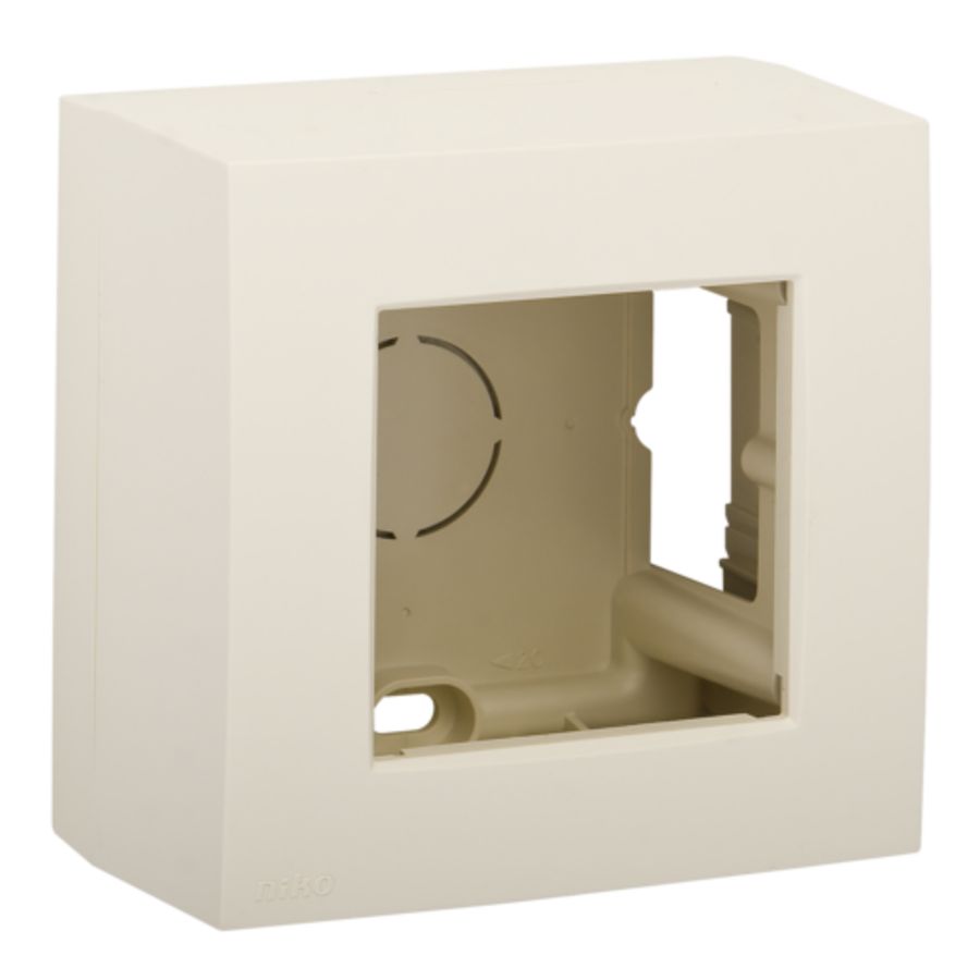 Enkelv. opbouwkit een inbouwfunctie cream