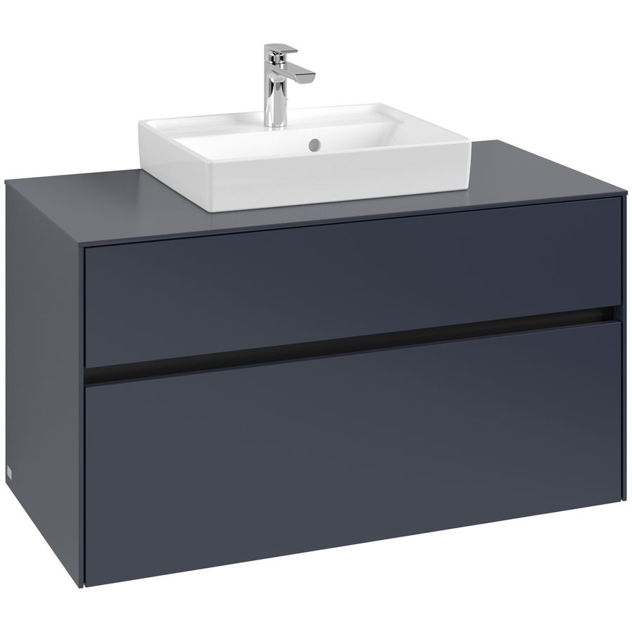 Wastafelonderkast Collaro 1000x548x500mm Marine Blue C01600VQ