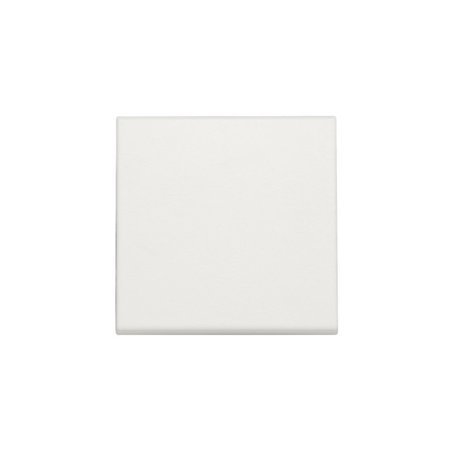 Afwerkingsset enkelv. elektr. schakelaar/knop white