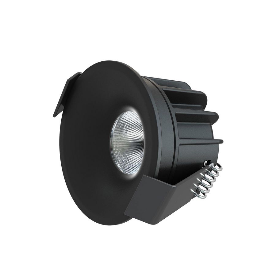 Spot camicro 4W Ø50mm CTA dimbaar zwart incl. driver