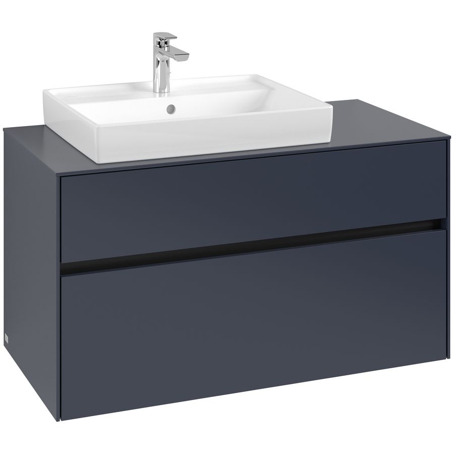 Wastafelonderkast Collaro 1000x548x500mm Marine Blue C01700VQ