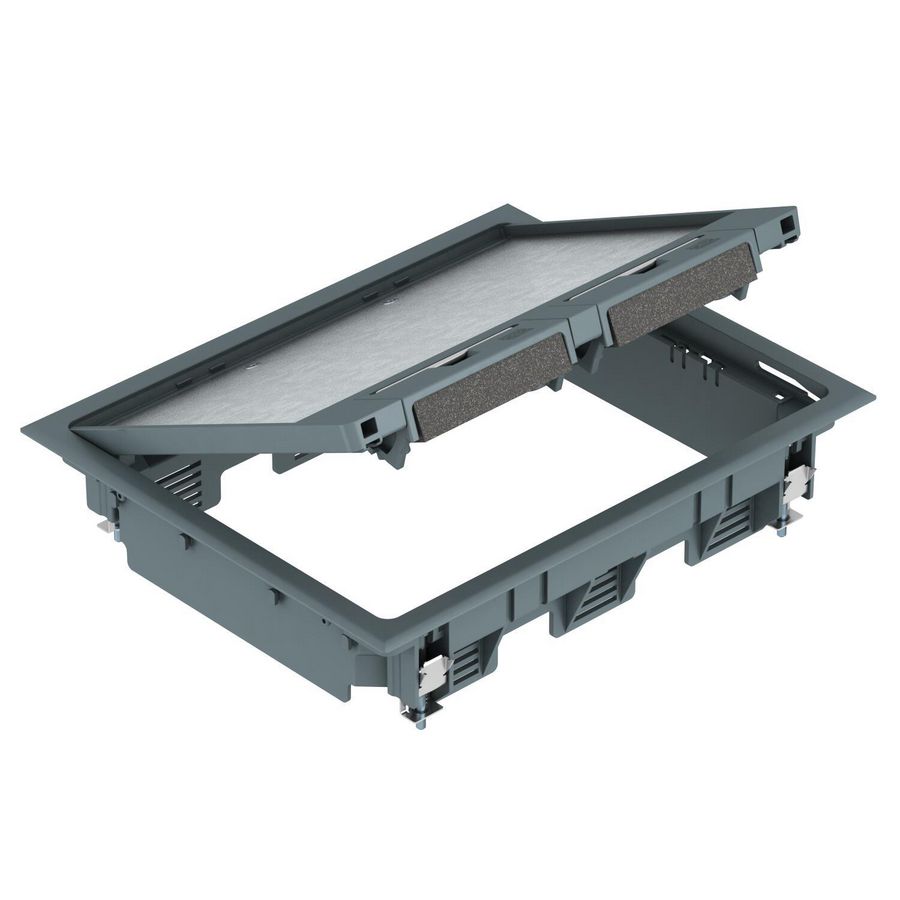 Inbouweenheid kanaalmontage 273x220x61 polyamid grijs