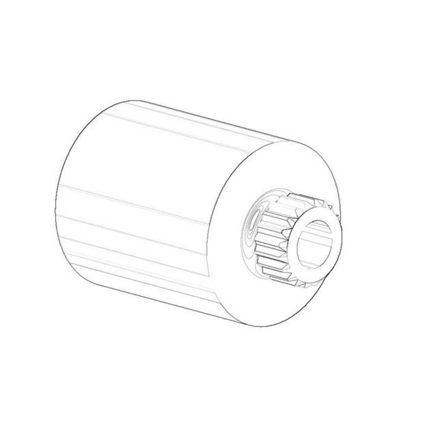 Bevestiging kapmontage 16x23mm chr